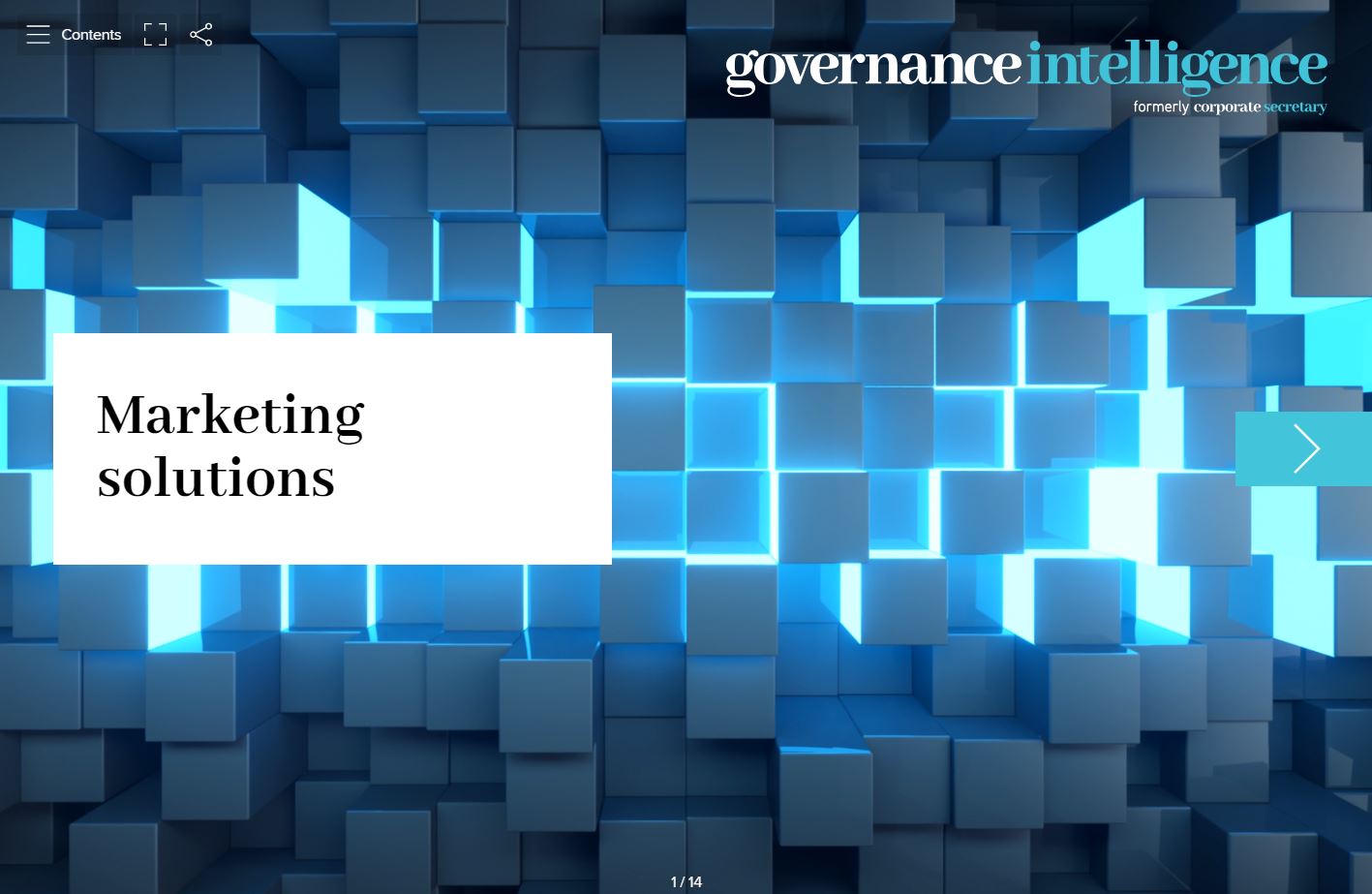 Governance Intelligence Marketing Solutions