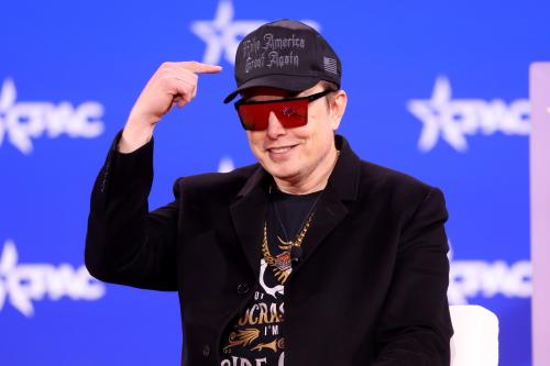 Musk at the 2025  Conservative Political Action Conference (CPAC). Photo by Gage Skidmore
