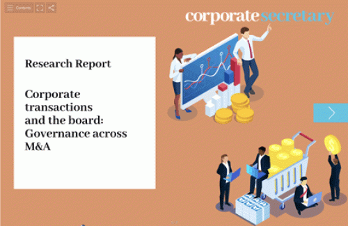 Corporate transactions and the board: Governance across M&A now available