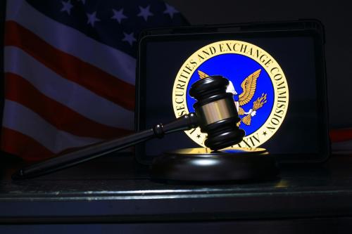 SEC and gavel