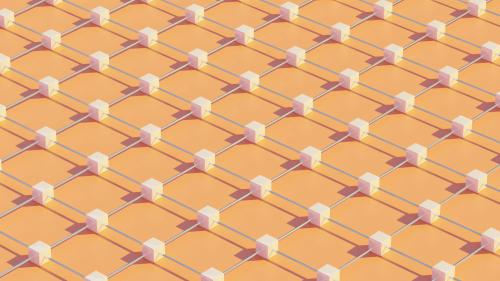 Blockchain orange 