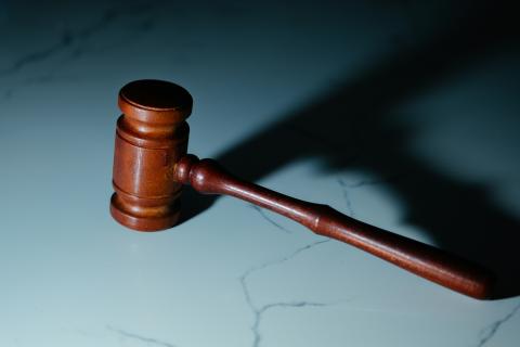 A judge's gavel